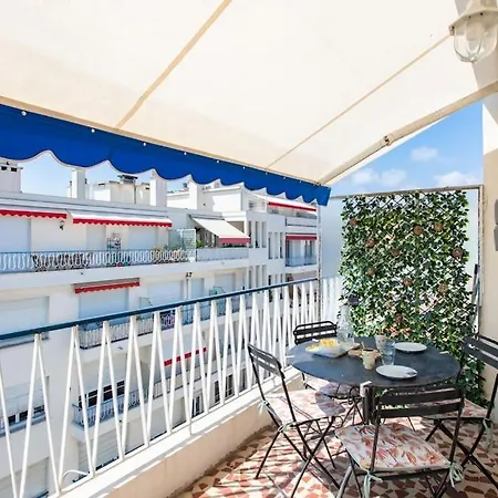 #15 2p Magnan Sea View 5 Min Terrace & Parking *