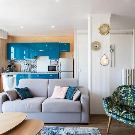 Apartment #15 2p Magnan Sea View 5 Min Beach Terrace & Parking