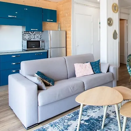 #15 2p Magnan Sea View 5 Min Beach Terrace & Parking Apartment Nice