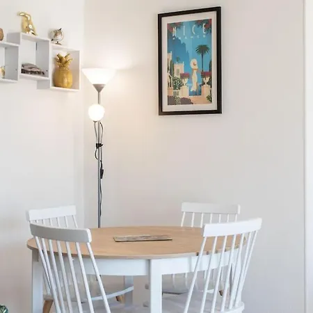 #15 2p Magnan Sea View 5 Min Beach Terrace & Parking Nice